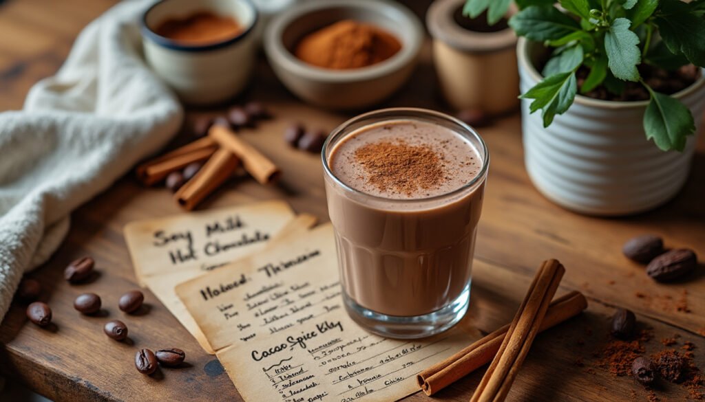découvrez les bienfaits du lait de soja au chocolat et épices, une boisson à la fois savoureuse et saine. explorez nos délicieuses recettes pour intégrer ce lait nutritif dans votre quotidien et profiter de ses atouts pour la santé.