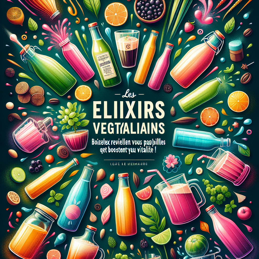 boissons santé végétaliennes