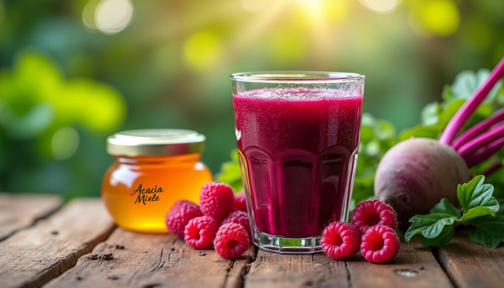 découvrez les bienfaits surprenants du jus betterave-framboise et miel pour votre santé. riches en antioxydants et en vitamines, ces ingrédients naturels favorisent la digestion, boostent l'énergie et renforcent le système immunitaire. apprenez comment cette délicieuse boisson peut améliorer votre bien-être au quotidien.