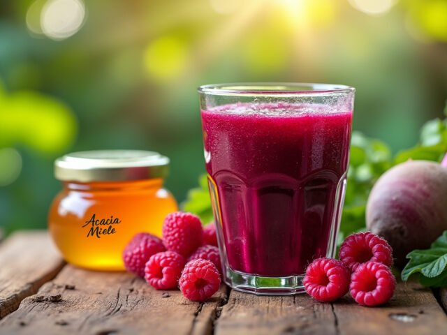 Les bienfaits du jus betterave-framboise et miel pour la santé