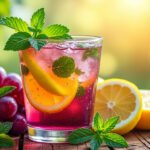 Les bienfaits du jus raisin-citron et menthe pour la santé