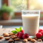 Les bienfaits du lait d’amande et framboise pour votre santé