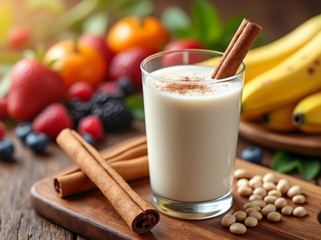 Les bienfaits du lait de soja à la cannelle pour votre santé