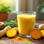 Les bienfaits du lait végétal au curcuma et gingembre