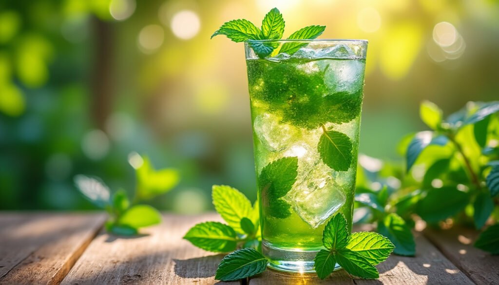 découvrez les bienfaits du thé vert glacé à la menthe, une boisson rafraîchissante et revitalisante qui allie les propriétés antioxydantes du thé vert à la fraîcheur de la menthe. apprenez comment cette boisson peut améliorer votre hydratation, stimuler votre métabolisme et offrir une sensation de bien-être tout en étant délicieusement parfumée.