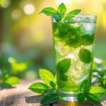 Les bienfaits du thé vert glacé à la menthe