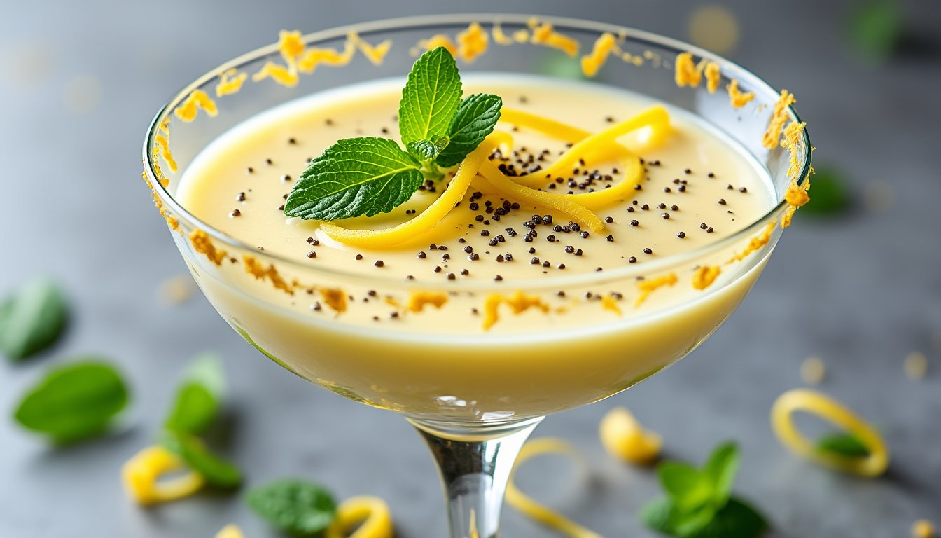 découvrez notre délicieuse mousse au citron alliant la fraßcheur du citrus à la texture croquante des graines de chia. un dessert léger et sain qui ravira vos papilles!