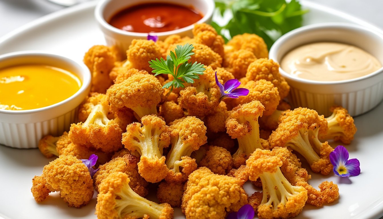 découvrez une recette savoureuse de nuggets de chou-fleur au four, idéale pour un apéritif léger ou un accompagnement. faciles à préparer, croquants à l'extérieur et tendres à l'intérieur, ces nuggets sont parfaits pour régaler toute la famille, tout en étant sains et délicieusement parfumés.