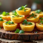 Petites bouchées de polenta aux herbes