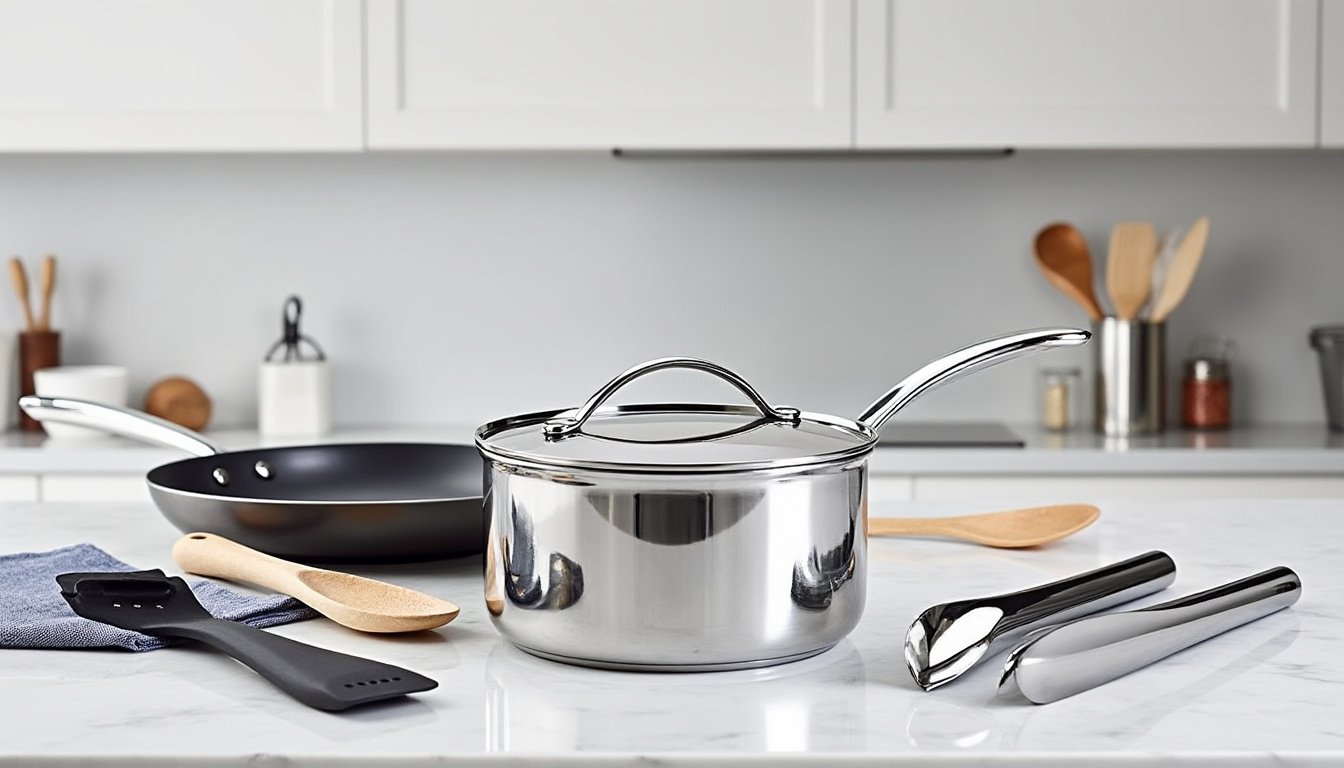 découvrez les poêles et casseroles nicolas vahé, alliant élégance et performance. transformez votre cuisine en un espace de qualité avec des ustensiles conçus pour les chefs en herbe et les passionnés de gastronomie.