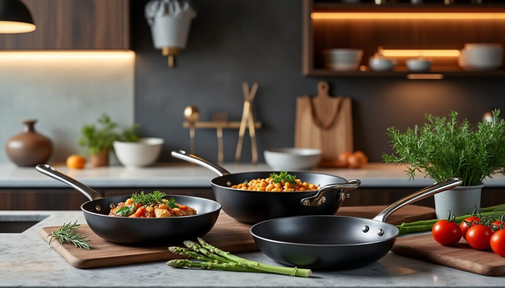 découvrez la collection de poêles et casseroles nicolas vahé, alliant élégance et performance. transformez votre cuisine en un espace raffiné tout en bénéficiant d'ustensiles de qualité pour des préparations savoureuses.