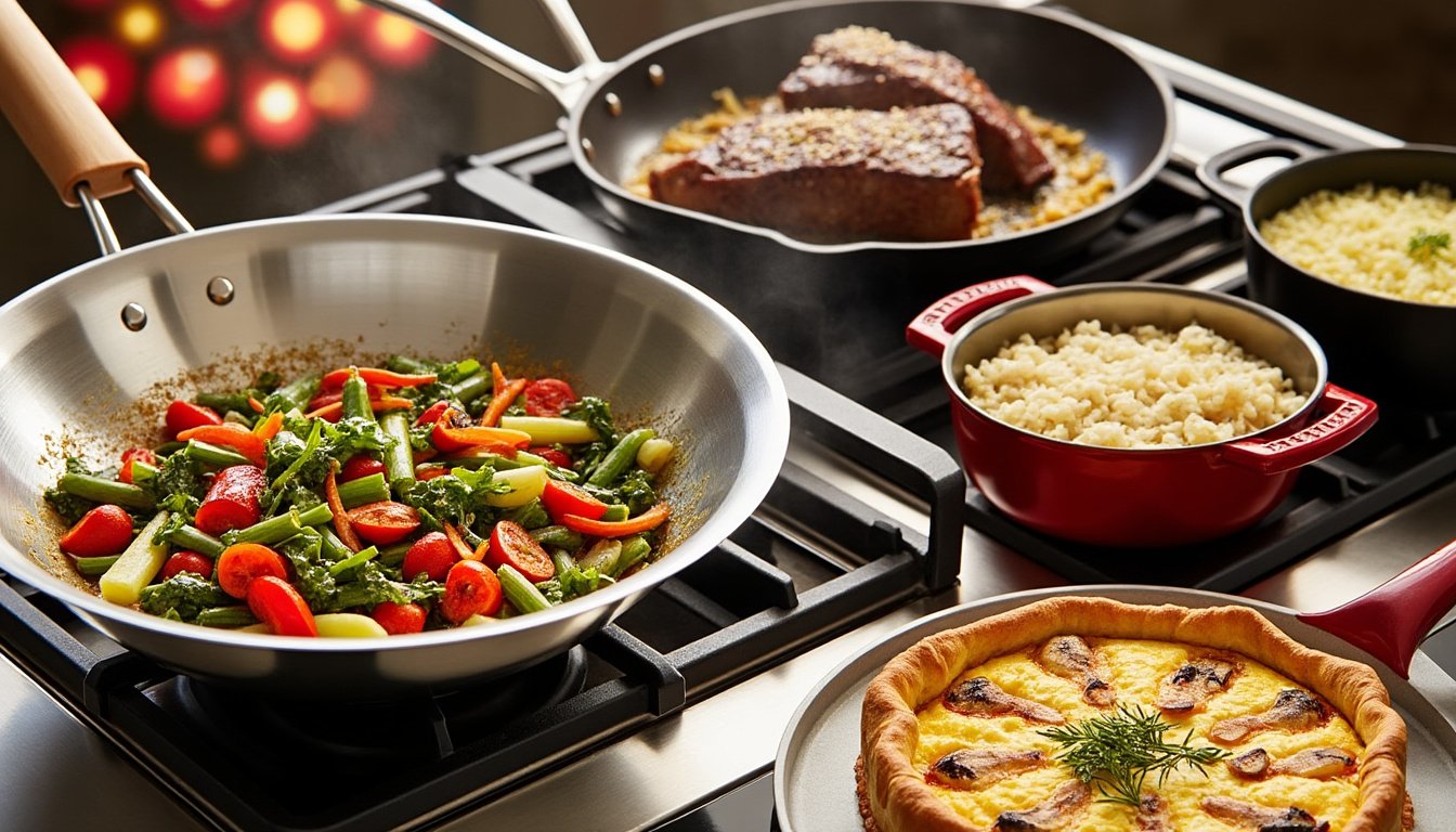 découvrez la collection de poêles et casseroles nicolas vahé, alliant élégance et qualité pour sublimer votre cuisine. des matériaux de premier choix et un design raffiné qui vous garantissent des performances culinaires exceptionnelles.