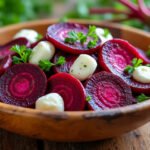 Salade de betteraves et fromage frais