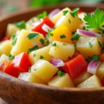 Salade de pommes de terre et persil