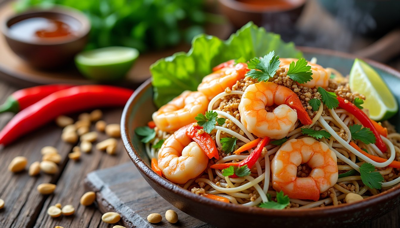 découvrez notre délicieuse salade de vermicelles agrémentée d'une sauce soja savoureuse. un plat frais et léger, parfait pour vos repas d'été ou en accompagnement. faites le plein de saveurs asiatiques avec des ingrédients simples et sains.