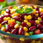 Salade d’haricots rouges et maïs
