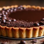 Tarte au café et chocolat noir