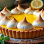 Tarte au citron meringuée végétarienne