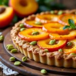 Tarte aux abricots et pistaches