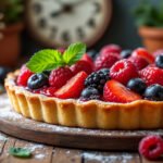 Tarte aux fruits rouges et sablé breton