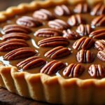 Tarte aux noix de pécan et caramel