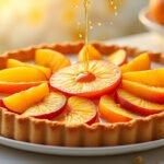 Tarte fine aux nectarines et miel