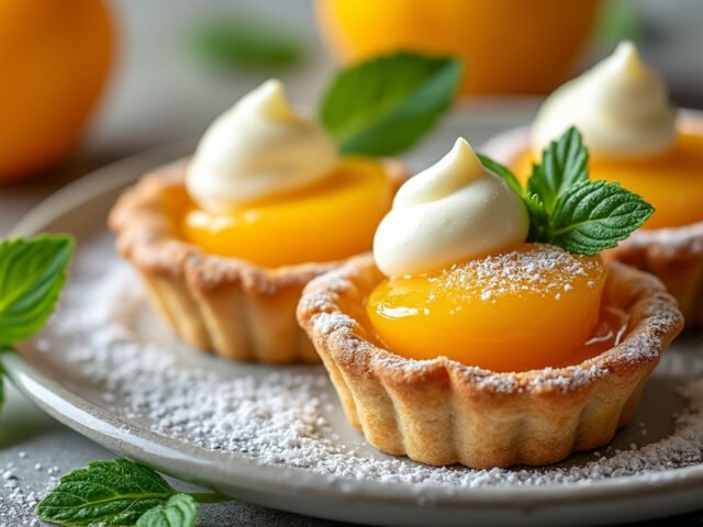 Tartelettes aux mirabelles et crème d’amande