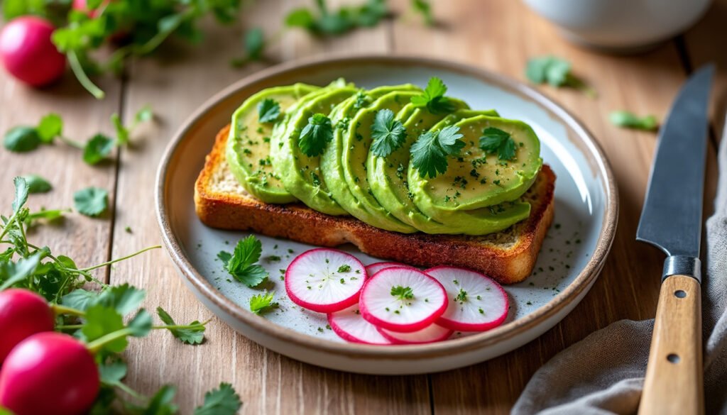 découvrez une délicieuse recette de tartines d'avocat et radis roses, parfaite pour un apéritif sain ou un déjeuner léger. savourez la fraîcheur des ingrédients et laissez-vous séduire par cette combinaison colorée et gourmande.