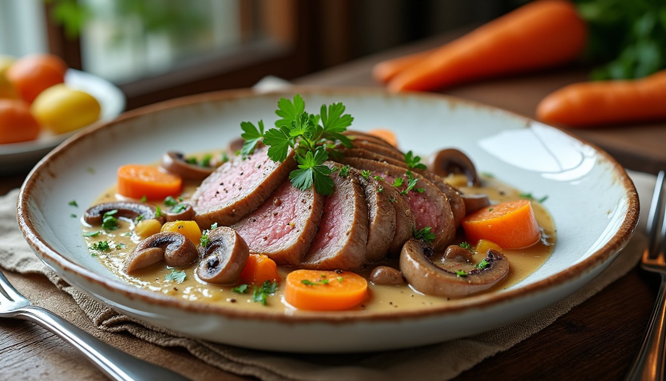 découvrez notre recette rapide de blanquette de veau au cookeo, idéale pour préparer un repas savoureux en un rien de temps. facile à réaliser, elle ravira vos papilles et celles de vos convives avec des ingrédients simples et une cuisson rapide.