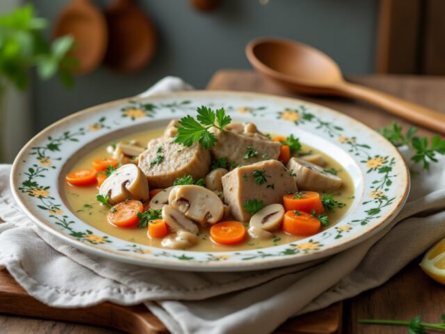 Blanquette de veau rapide au Cookeo : recette facile pour un repas savoureux