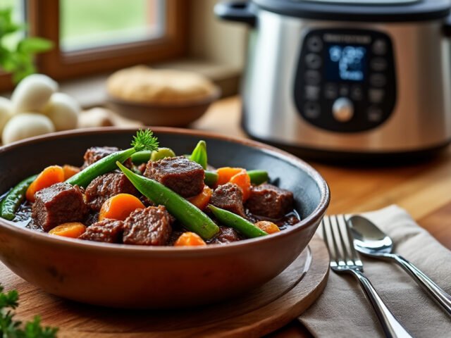 Bœuf bourguignon express au Cookeo : une recette rapide et savoureuse