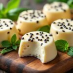 Bouchées de fromage frais et graines de pavot