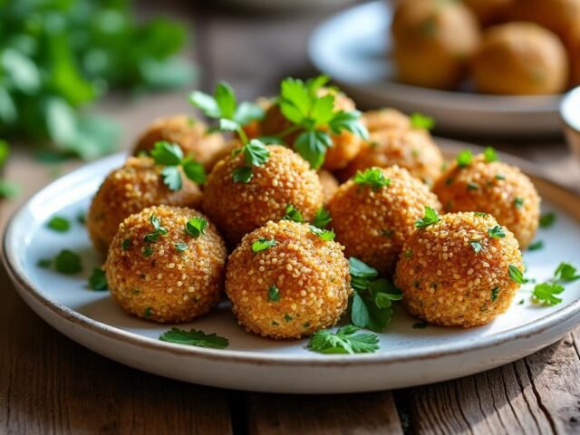Boulettes de quinoa et persil