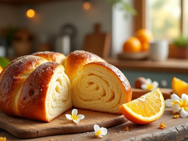 Brioche maison à la fleur d’oranger