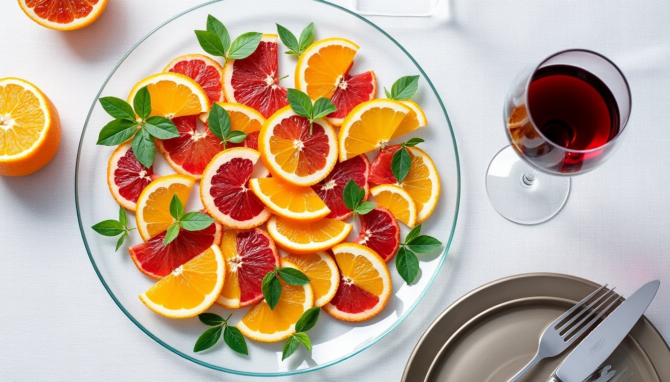 découvrez une délicieuse recette de carpaccio de fenouil et d'oranges sanguines, alliant fraîcheur et saveurs harmonieuses. idéal en entrée, ce plat léger et coloré saura séduire vos invités par son originalité et son élégance.