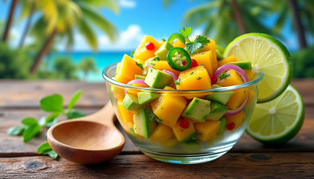 découvrez notre recette fraîche et savoureuse de ceviche de mangue et avocat, un mélange parfait de fruits exotiques et d'ingrédients zesty pour un plat léger et délicieux. parfait pour l'été ou en entrée raffinée.