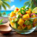 Ceviche de mangue et avocat
