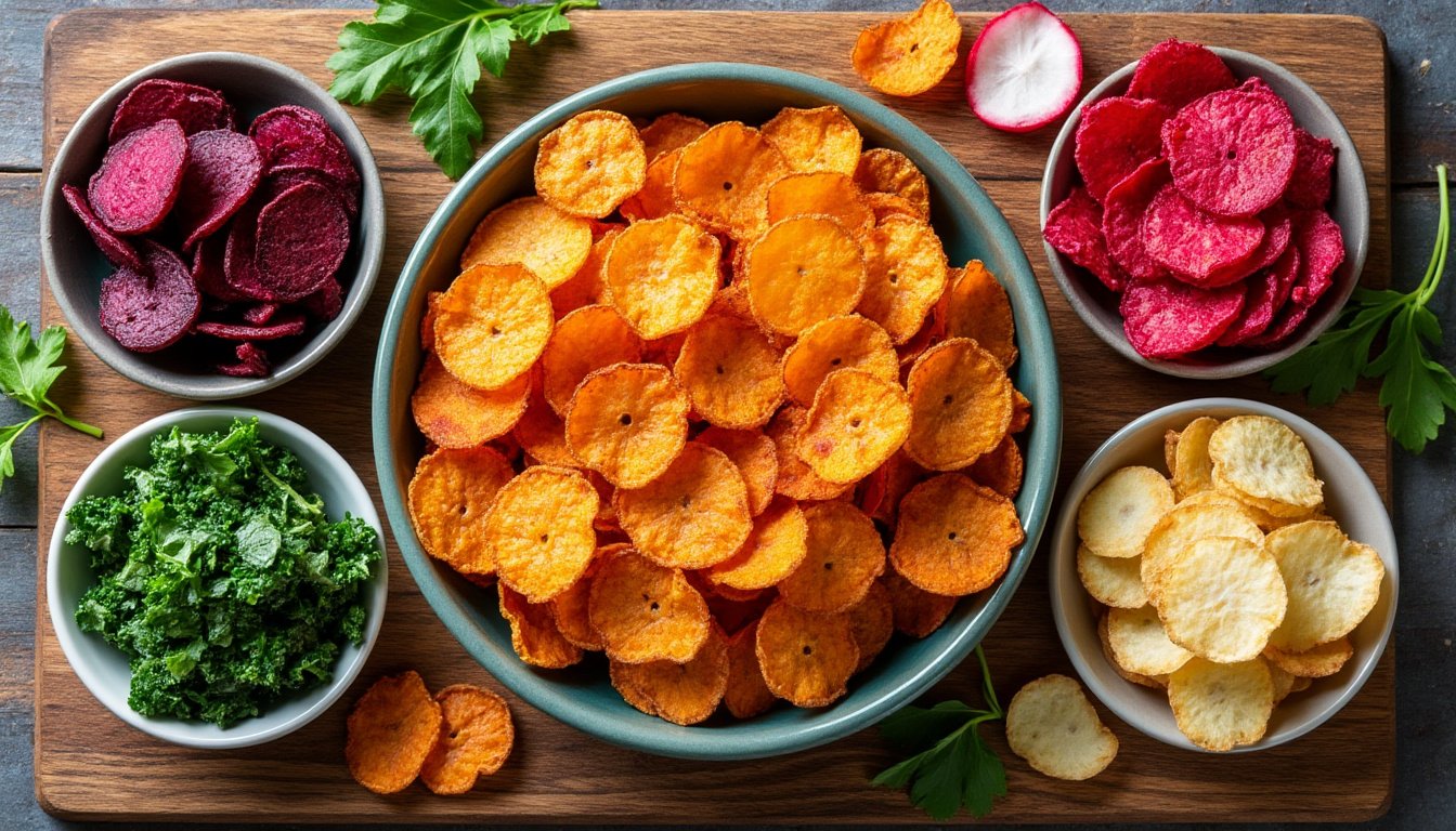 découvrez une délicieuse recette de chips de légumes au four, croustillantes et savoureuses, idéales pour un apéritif sain. faciles à préparer, ces chips de légumes ajoutent une touche gourmande à vos en-cas tout en restant légères et nutritives.