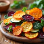 Chips de légumes au four
