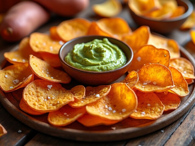 Chips de patate douce maison