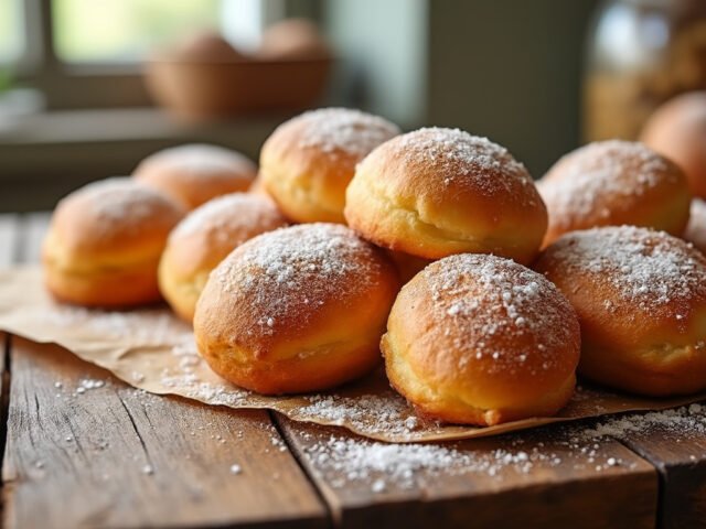 Chouquettes au sucre perlé