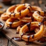 Churros au chocolat fondu
