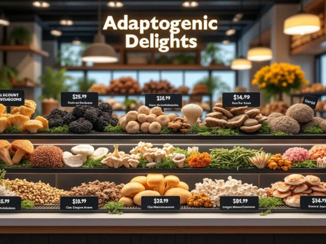 Comparatif des prix des champignons adaptogènes sur le marché en 2025