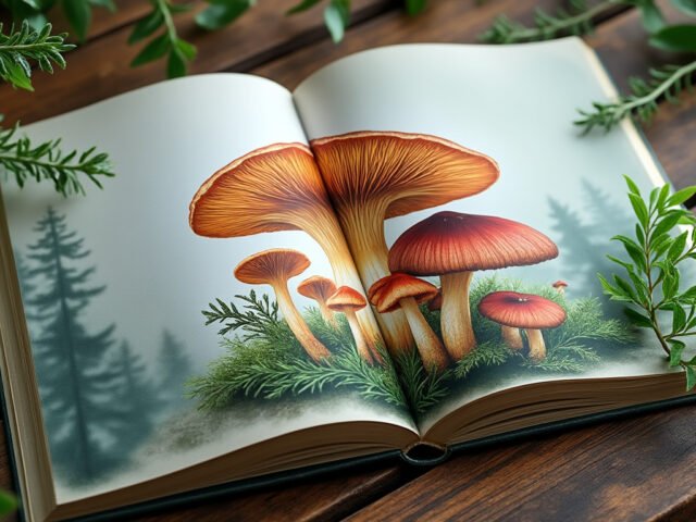 Créer une brochure informative sur les bienfaits des champignons médicinaux