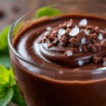 Crème dessert au chocolat noir