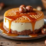 Crème vanille et praliné aux noisettes