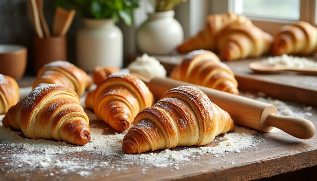 découvrez notre recette de croissants maison au beurre végétal : faciles à préparer, légers et savoureux, ces délices feuilletés combleront vos envies de viennoiseries tout en respectant une alimentation sans produits d'origine animale.