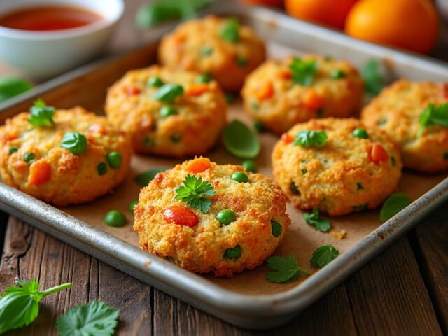 Croquettes de légumes au four