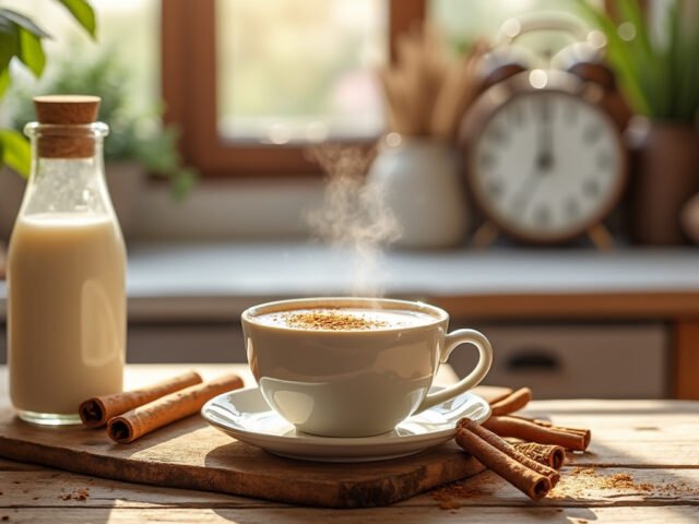 Découvrez les bienfaits du thé au lait d’avoine et cannelle