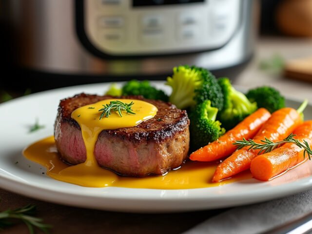 Filet mignon à la moutarde : une recette savoureuse au Cookeo